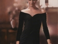 Beauty in Black Dress 13 25x17 5