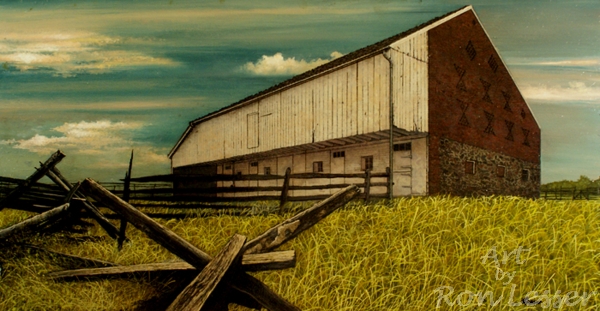 The Trostle Barn - Gettysburg Pennsylvania 