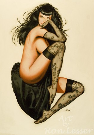 DD  12 Bettie Page Too Hot To Touch